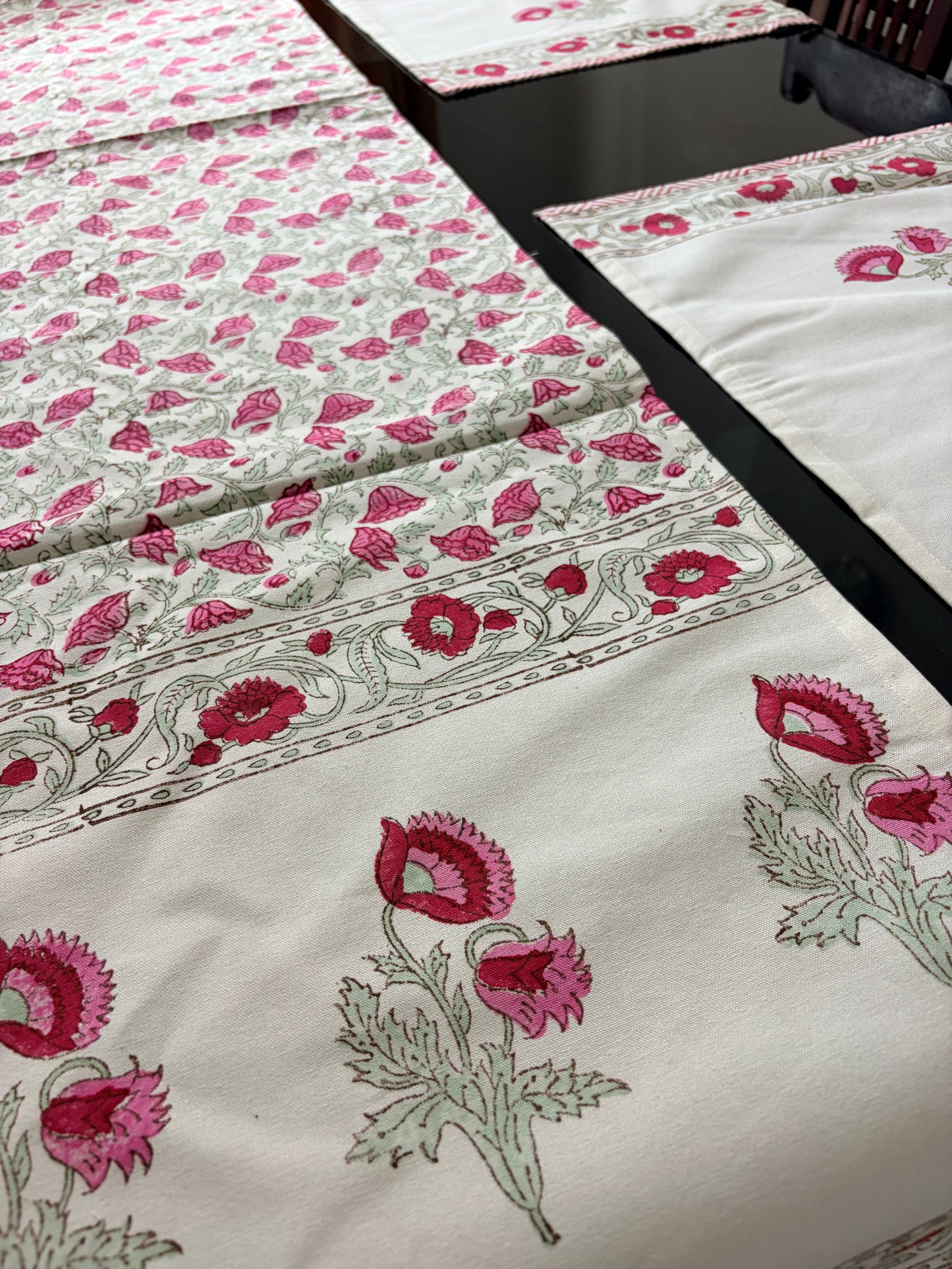 Runner with placemats