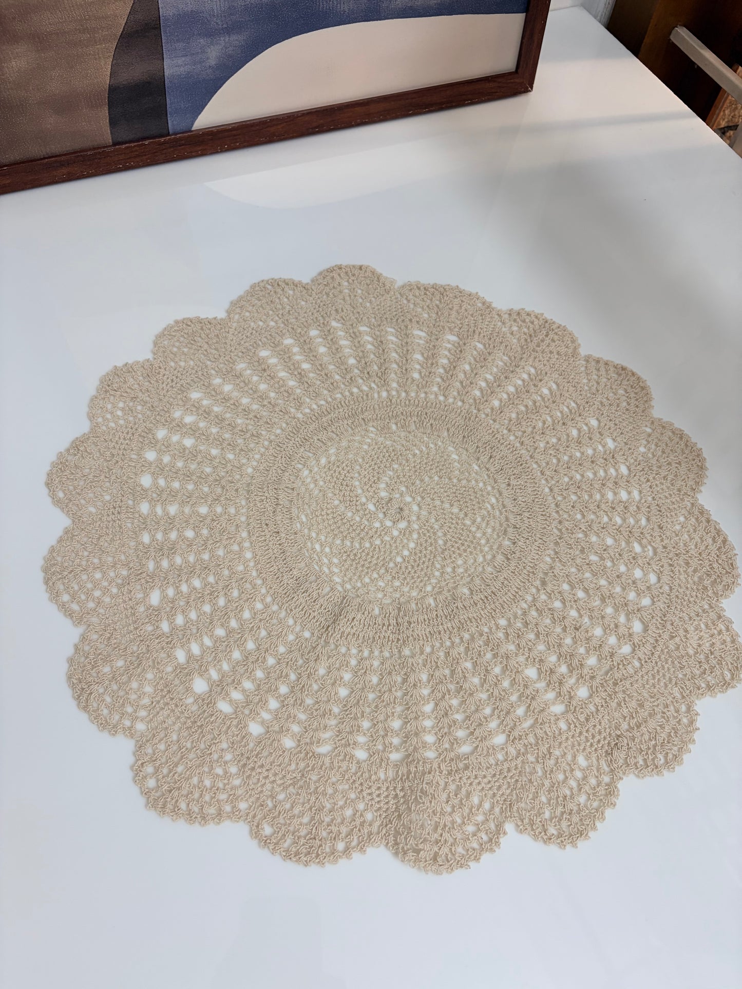 Crochet coaster 16 inch