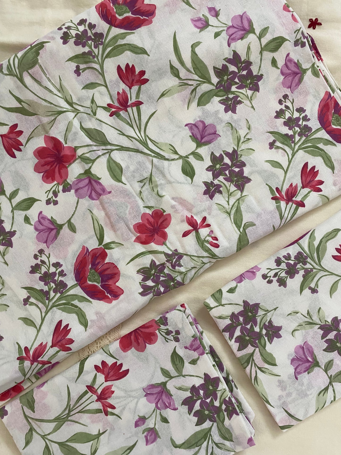 Printed cotton bedsheet -King