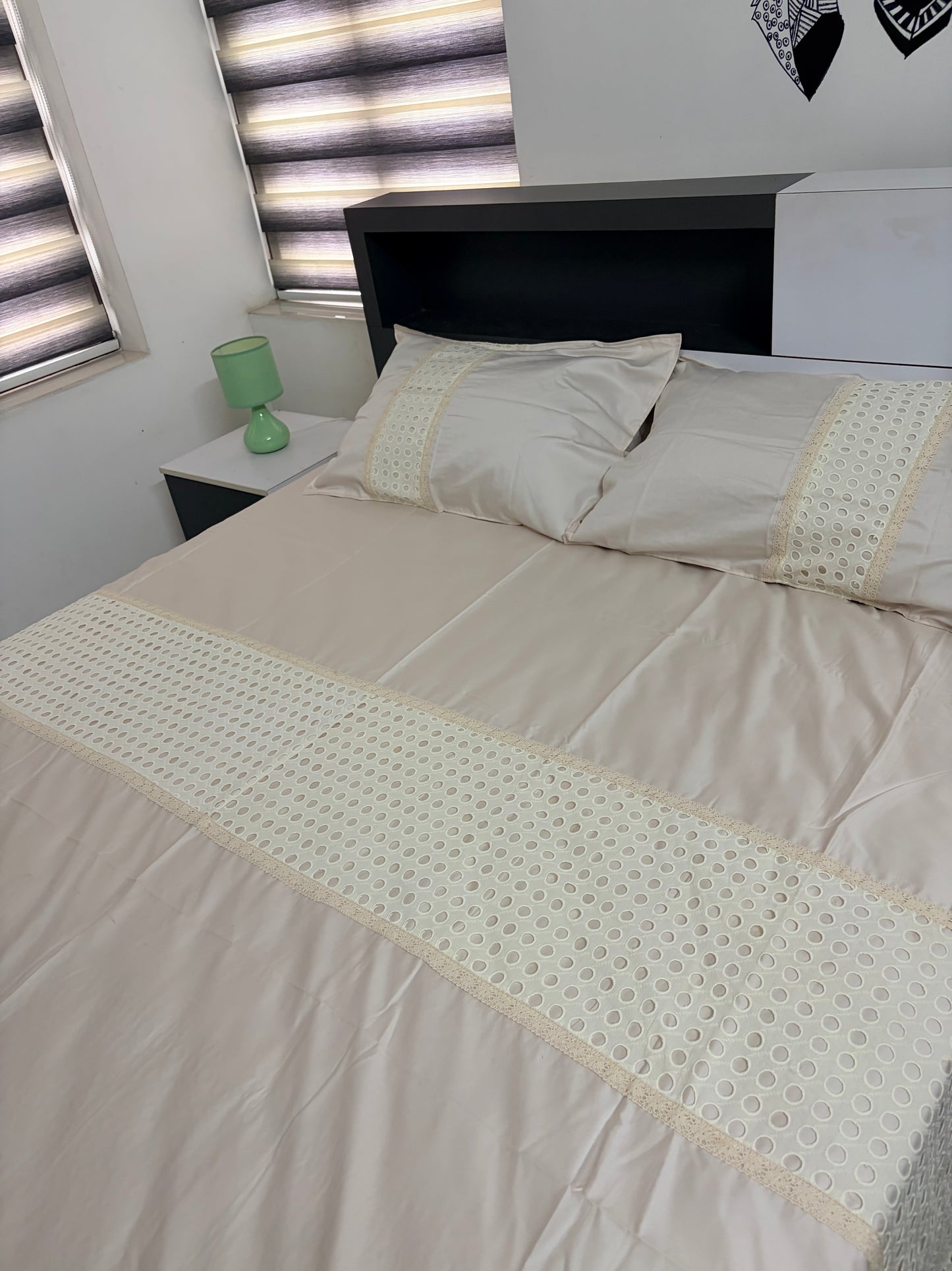 Hacoba patch king size bedsheet