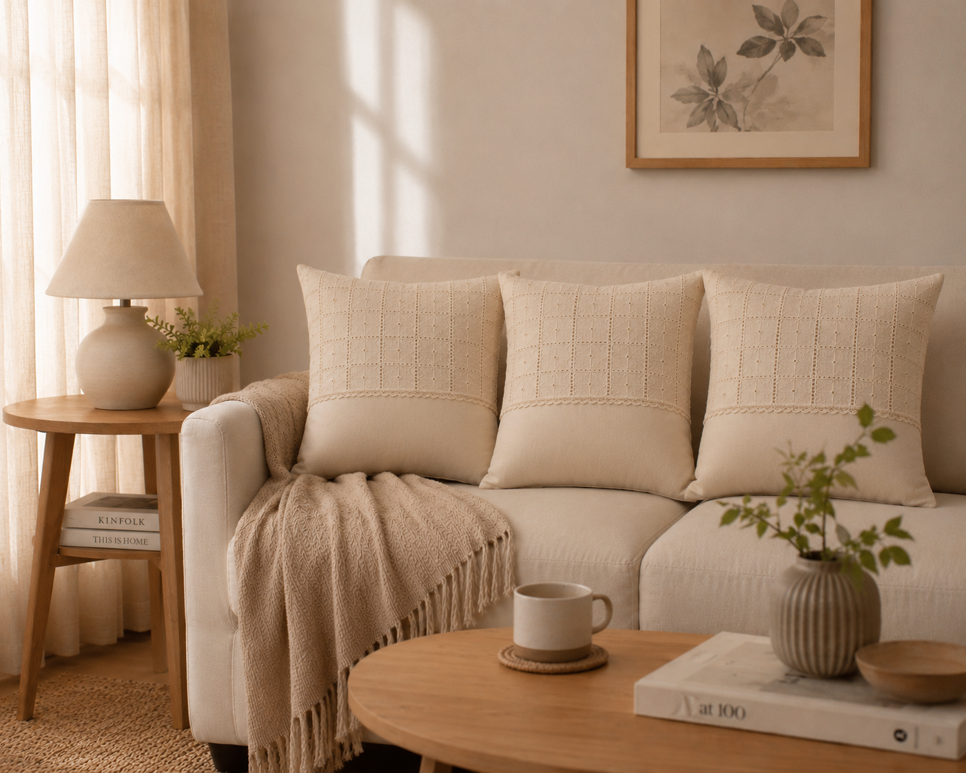 Hacoba cushion cover-16x16