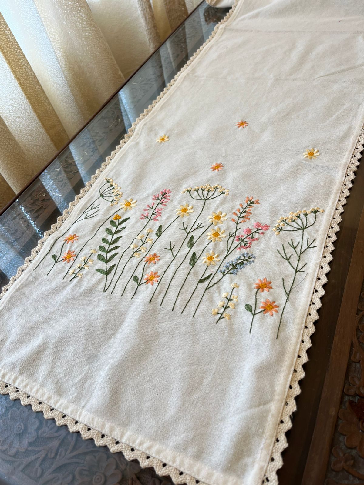 Meadow Blooms- Table runner