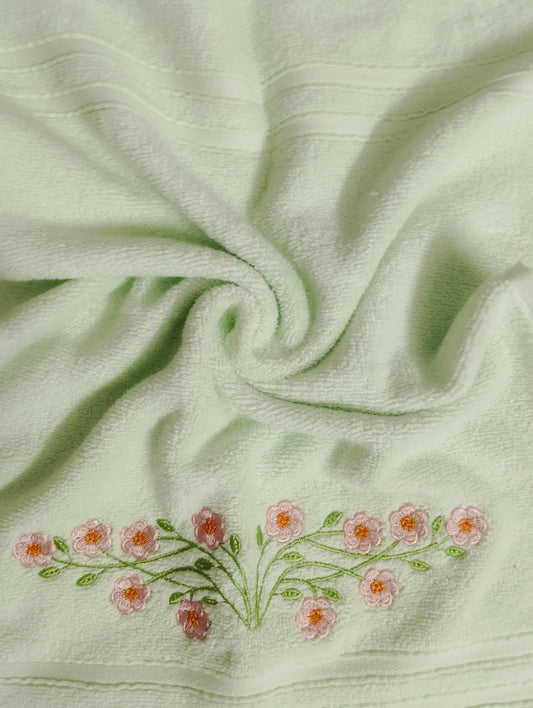 Embroidered Face Towel