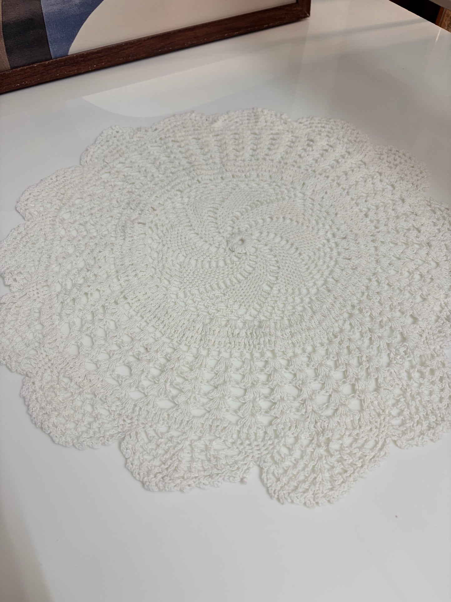 Crochet coaster 16 inches