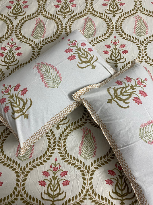 Fitted printed bedsheet - King