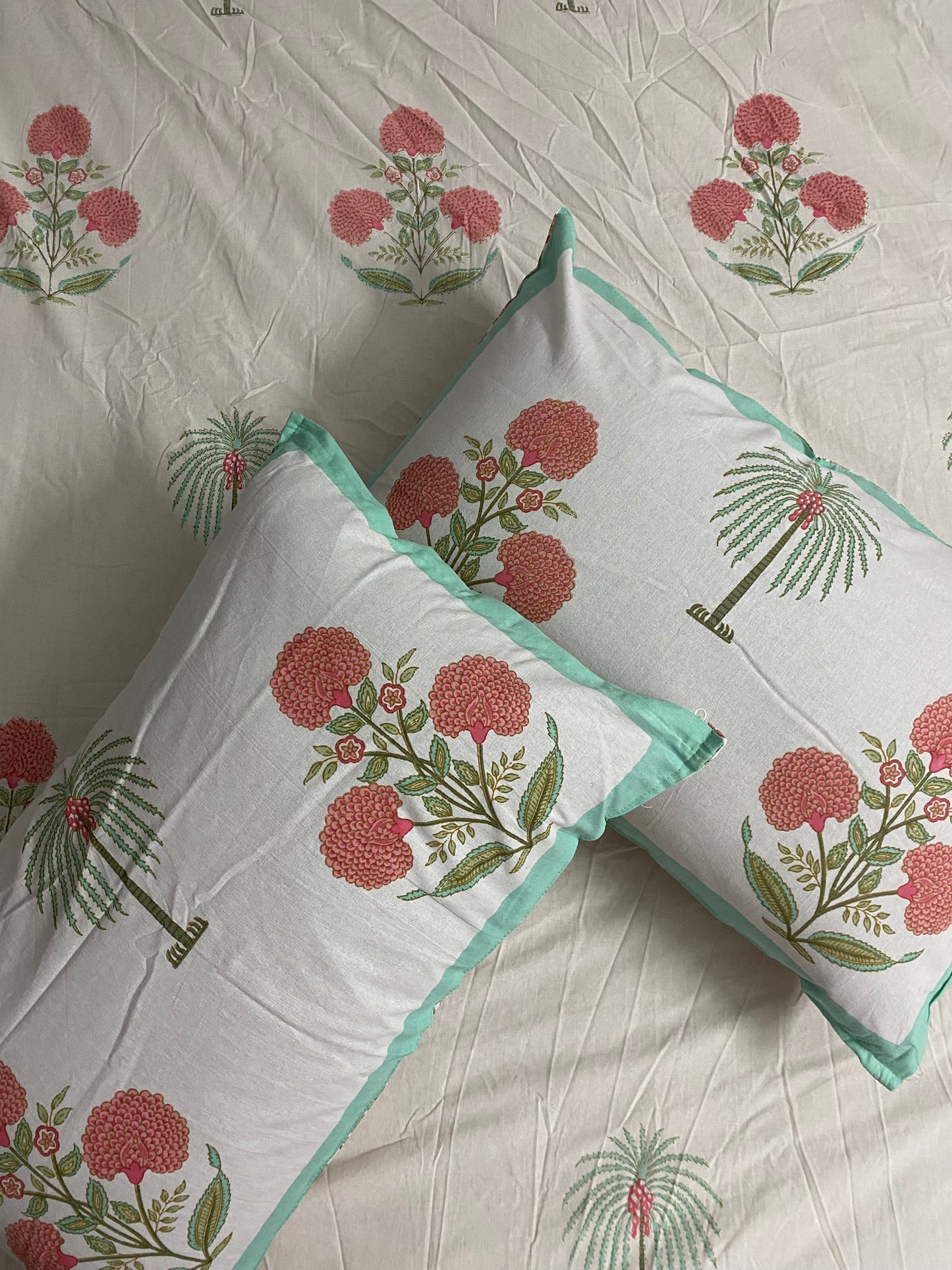 Fitted printed bedsheet - King