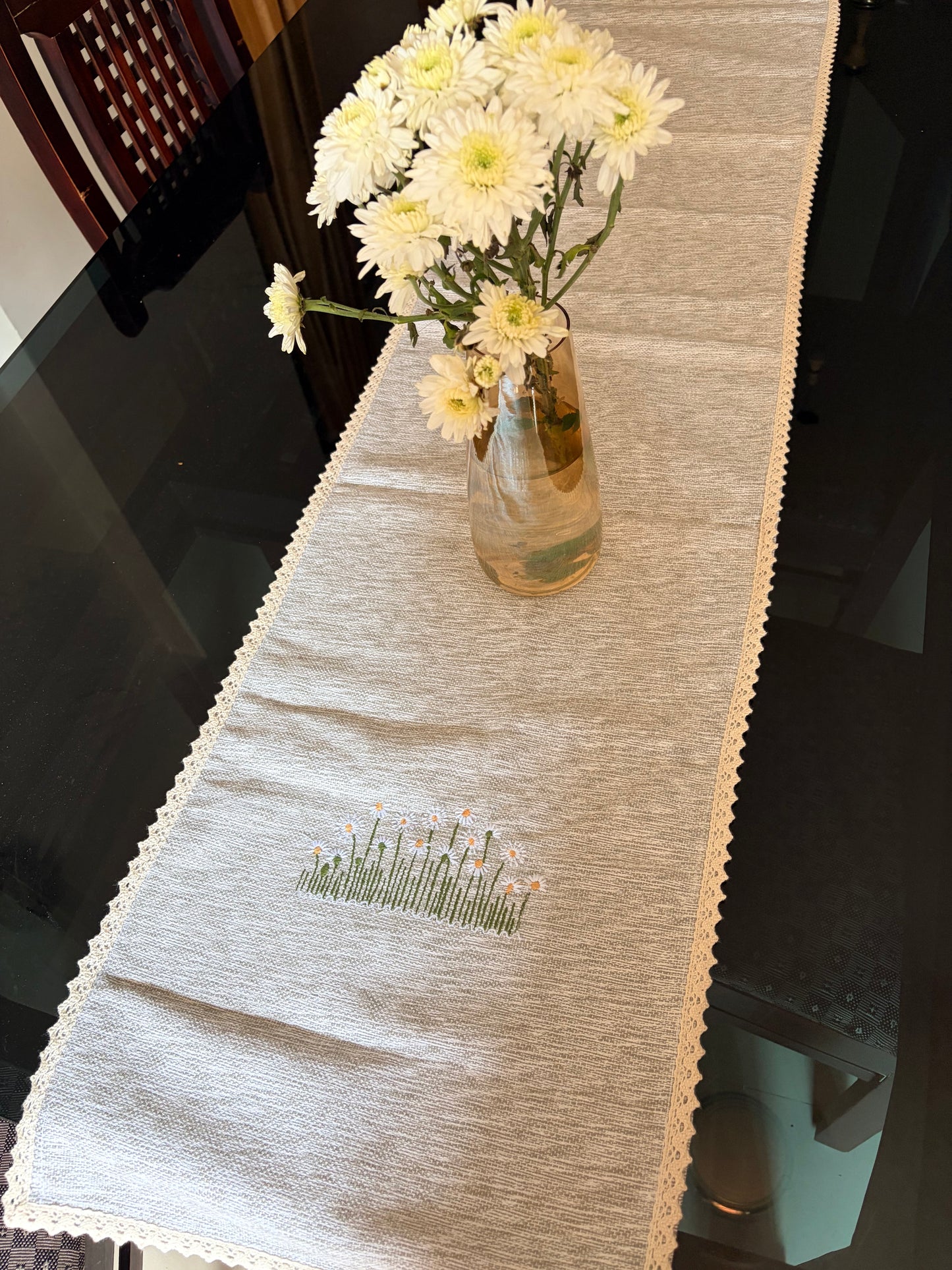 Embroidered Runner 80 inches