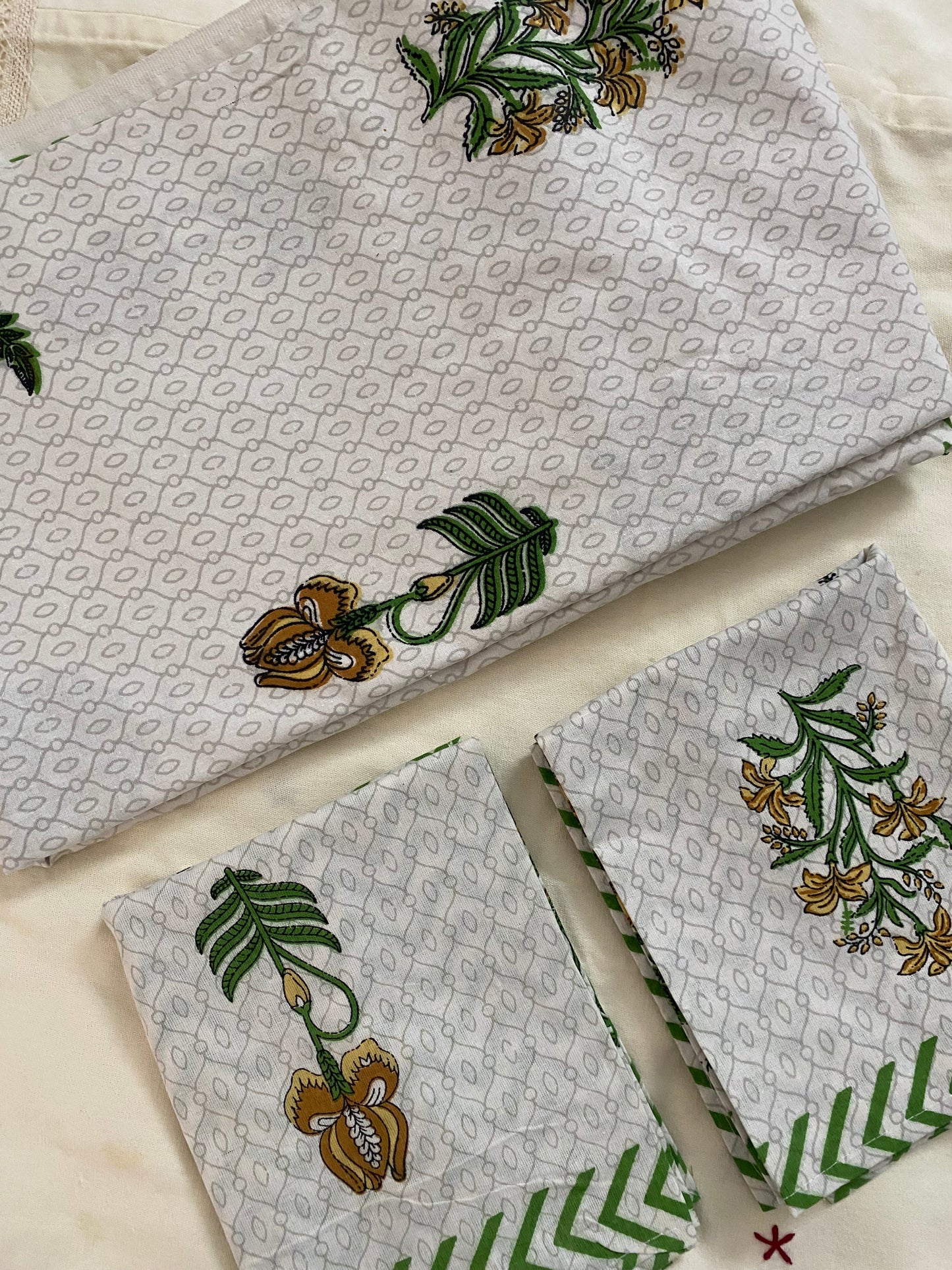 Printed cotton bedsheet -Queen