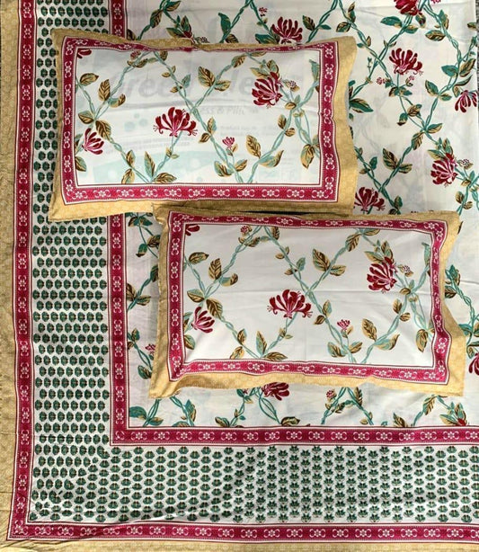 Cotton Jaipuri bedsheet - King