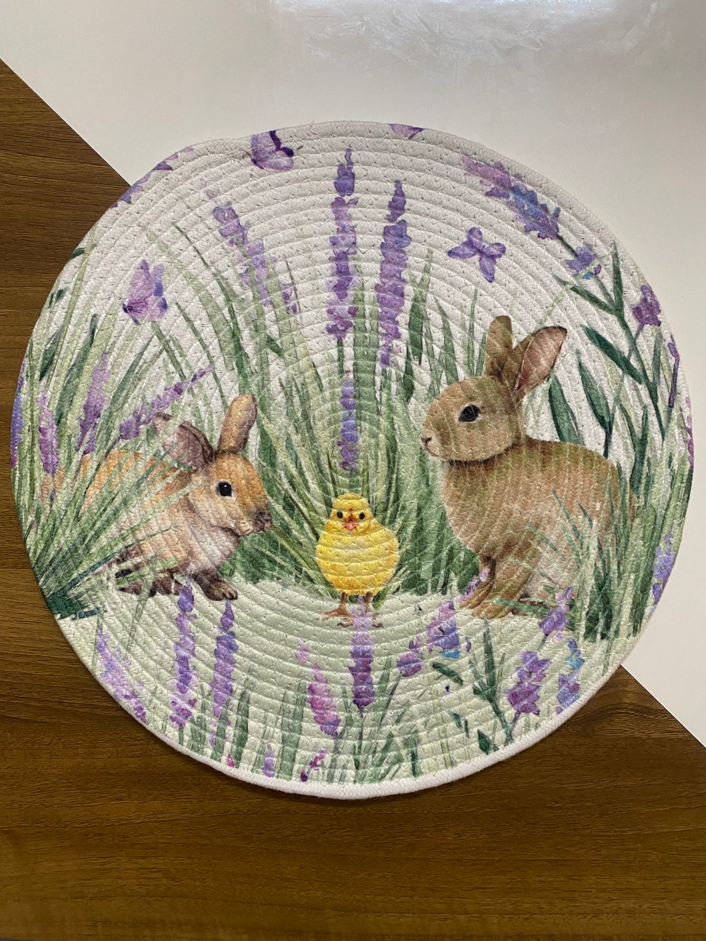 Easter centre table coaster