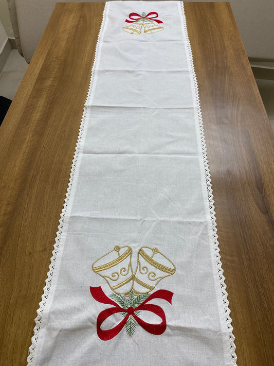 Jingle bells - embroidered runner
