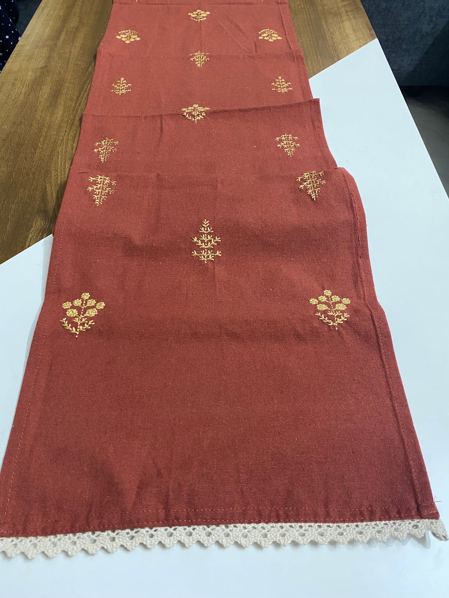Embroidered Table runner
