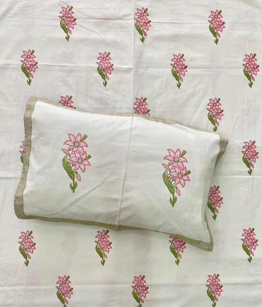 Jaipuri printed bedsheet - King