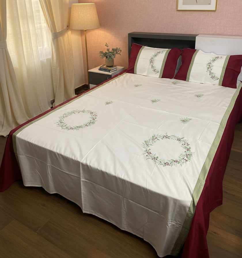 300 TC premium cotton bedsheet- King