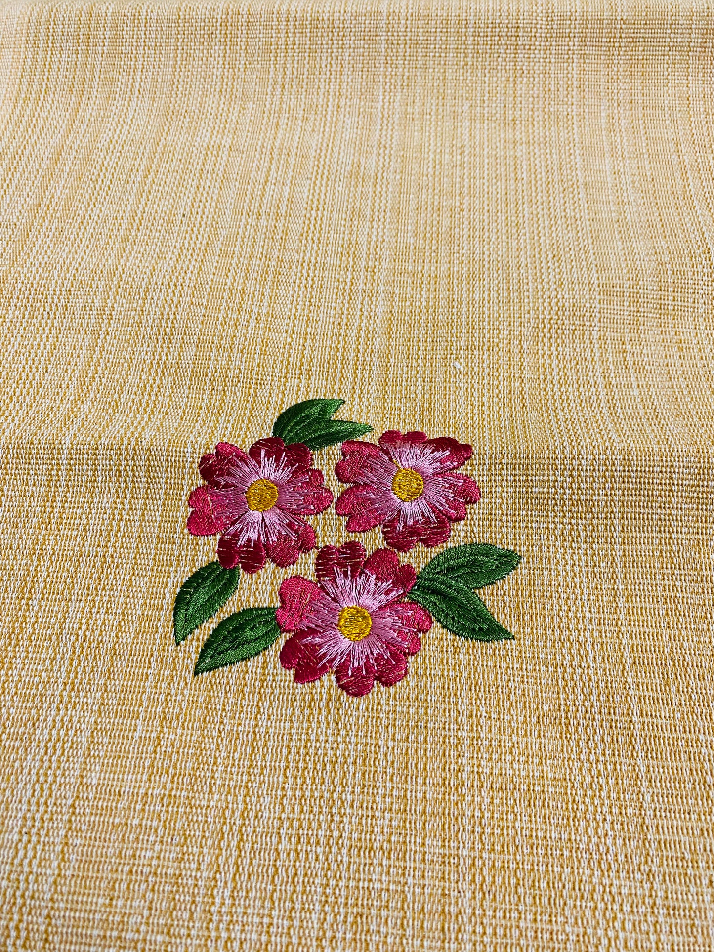 Embroidered table runner
