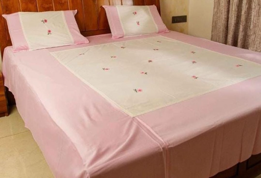 Embroidered bedsheet -King