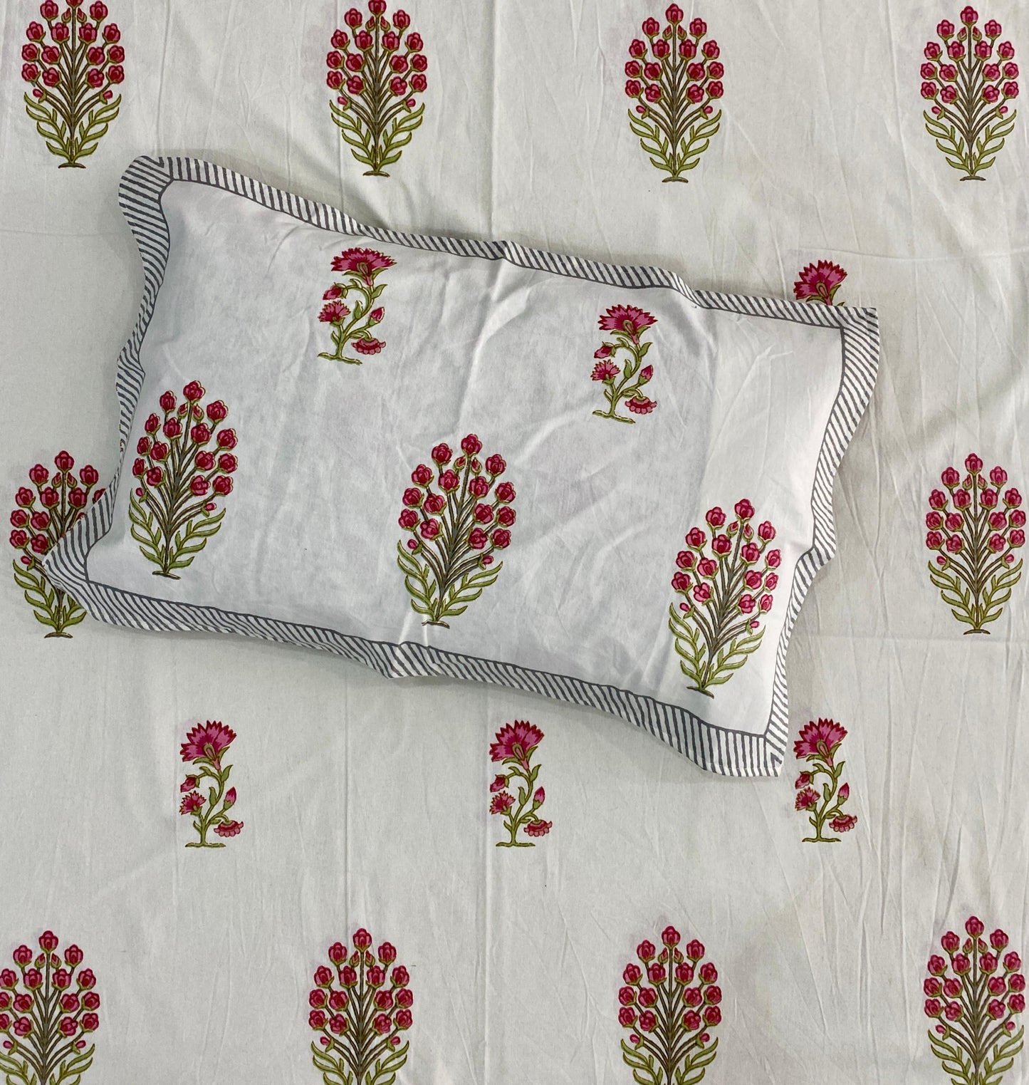 Jaipuri printed bedsheet - King