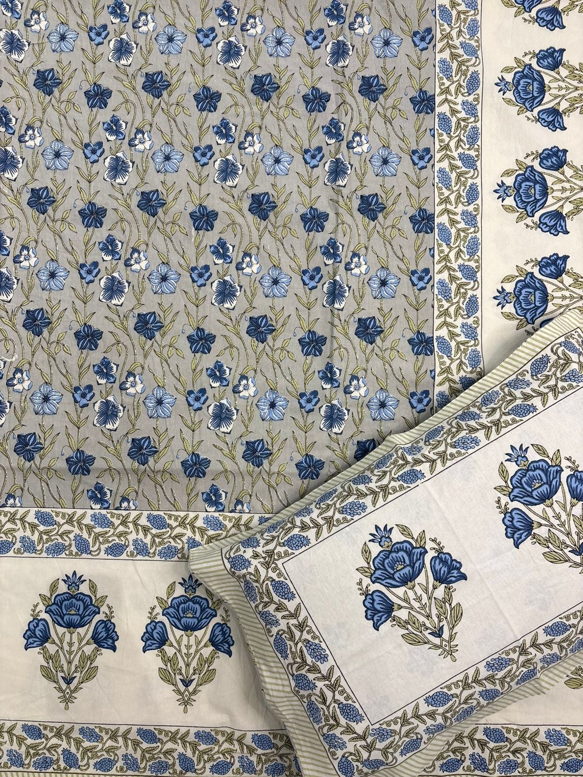 Jaipuri printed bedsheet - King