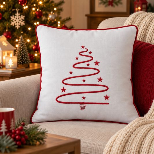 Embroidered cushion covers