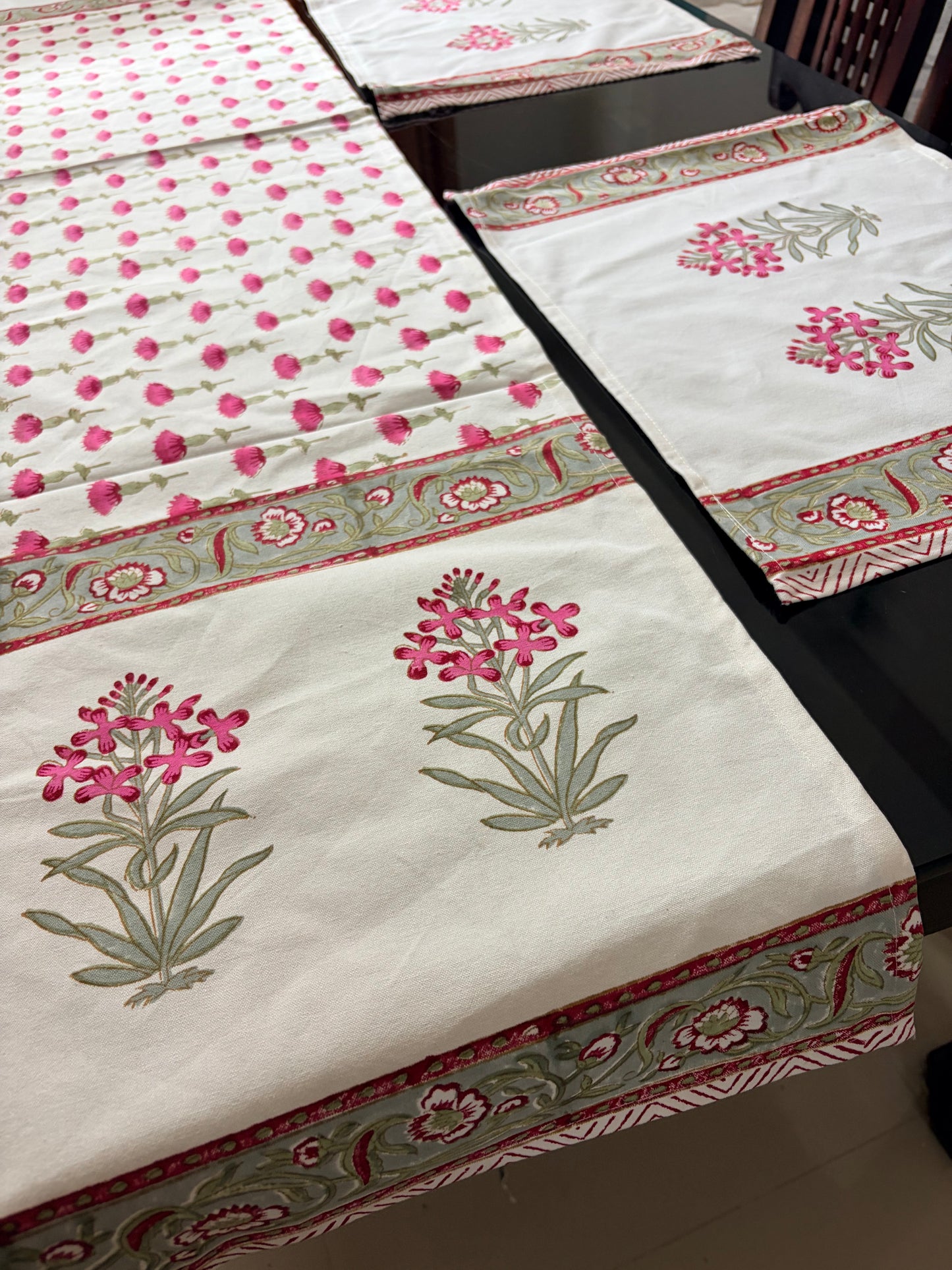 Runner with placemats