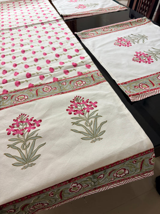 Runner with placemats