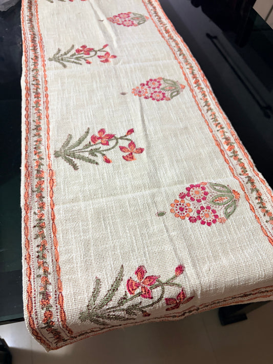 Jute handblock runner