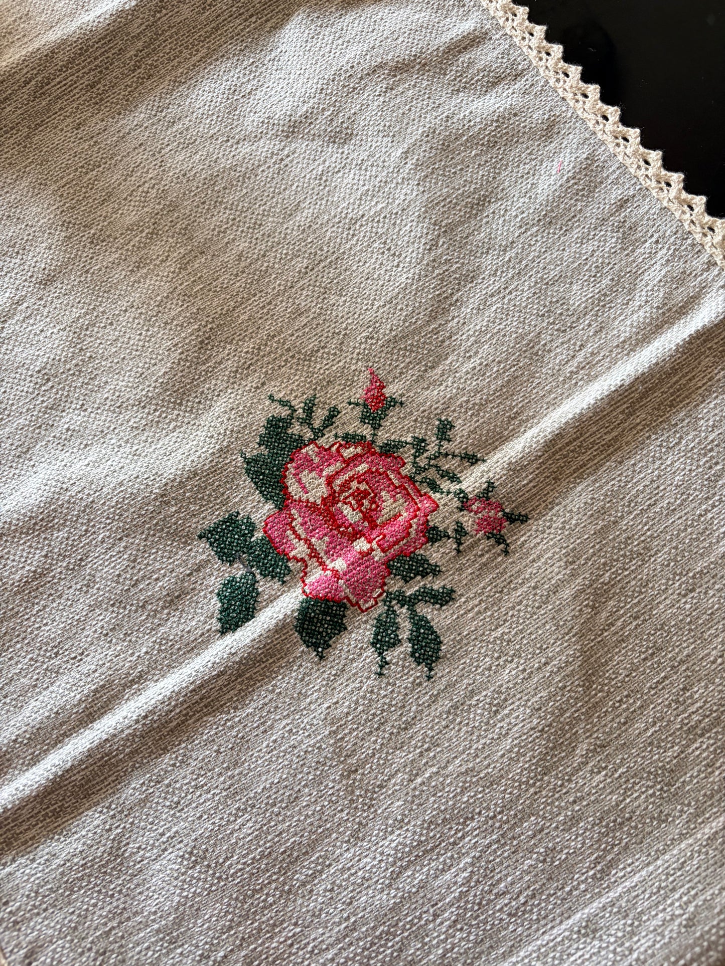 Cross stitch embroidery Runner