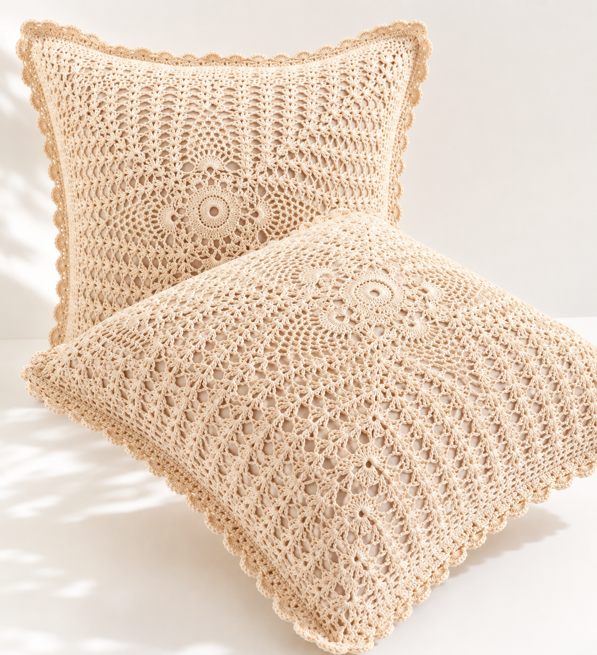Crochet Cushion Cover