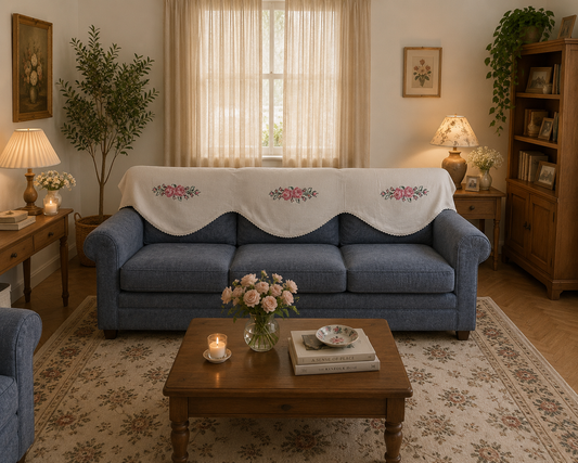 Sofa back cover 3+1+1