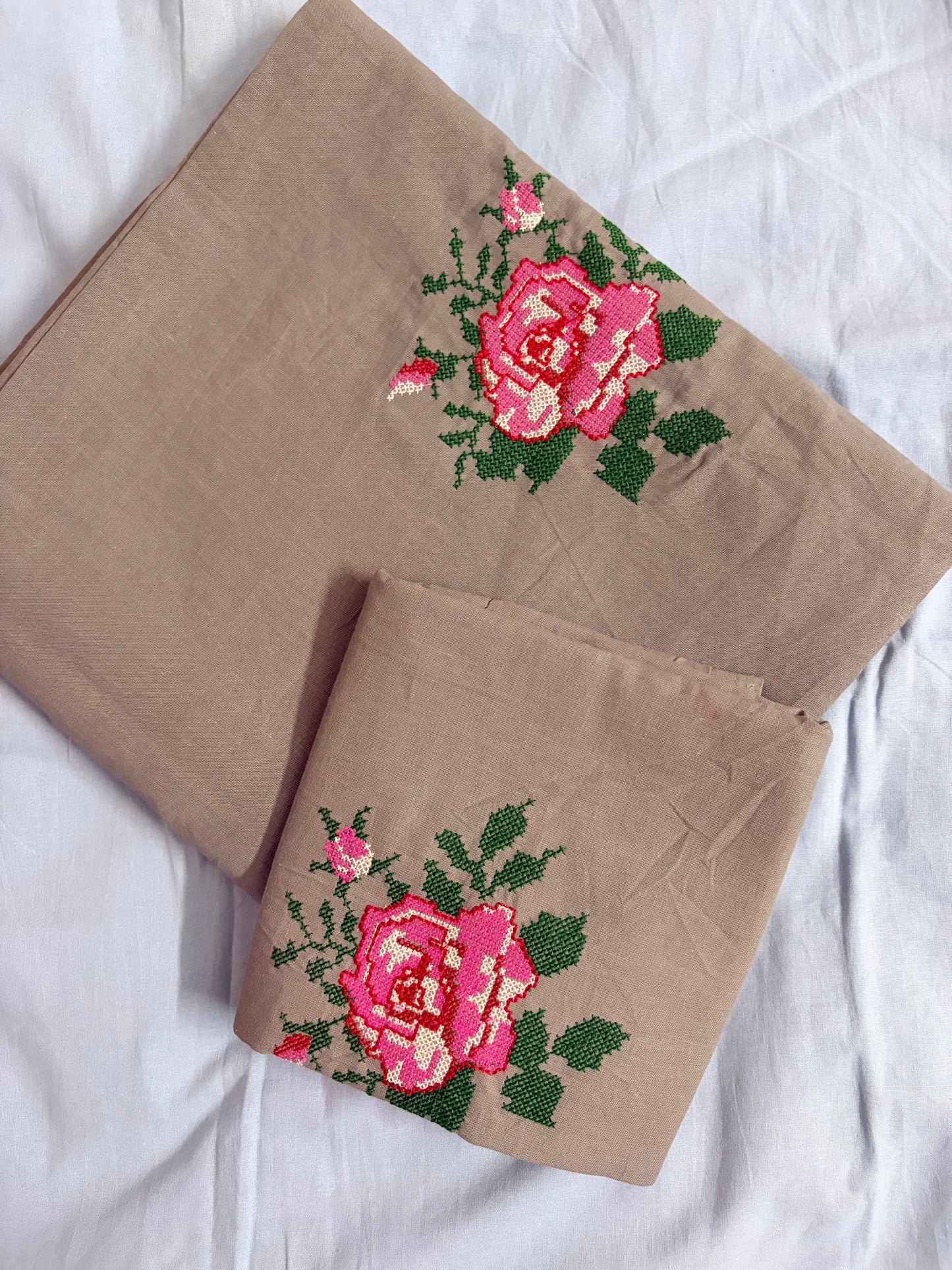 Cross stitch embroidery- single