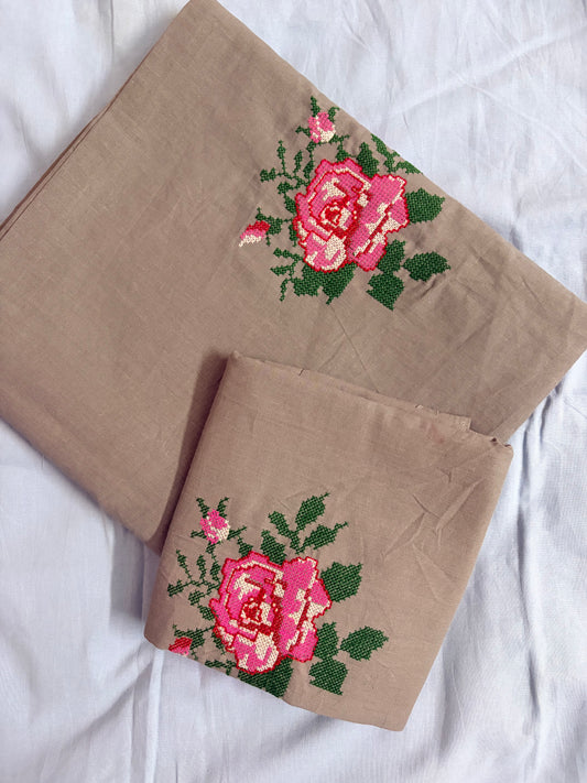 Cross stitch embroidery- single