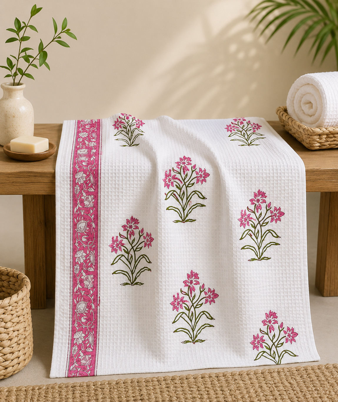 Cotton bath towel