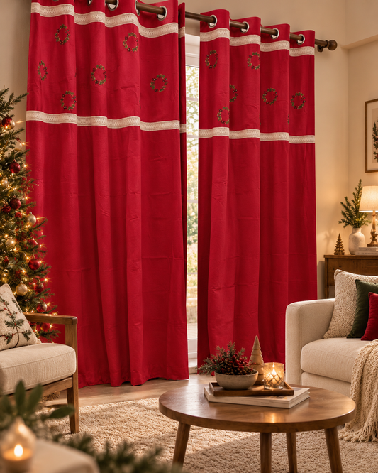 Embroidered Curtain