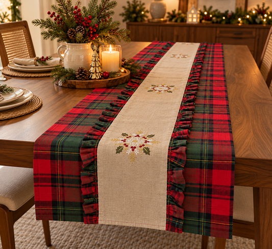 Merrywood - Embroidered runner