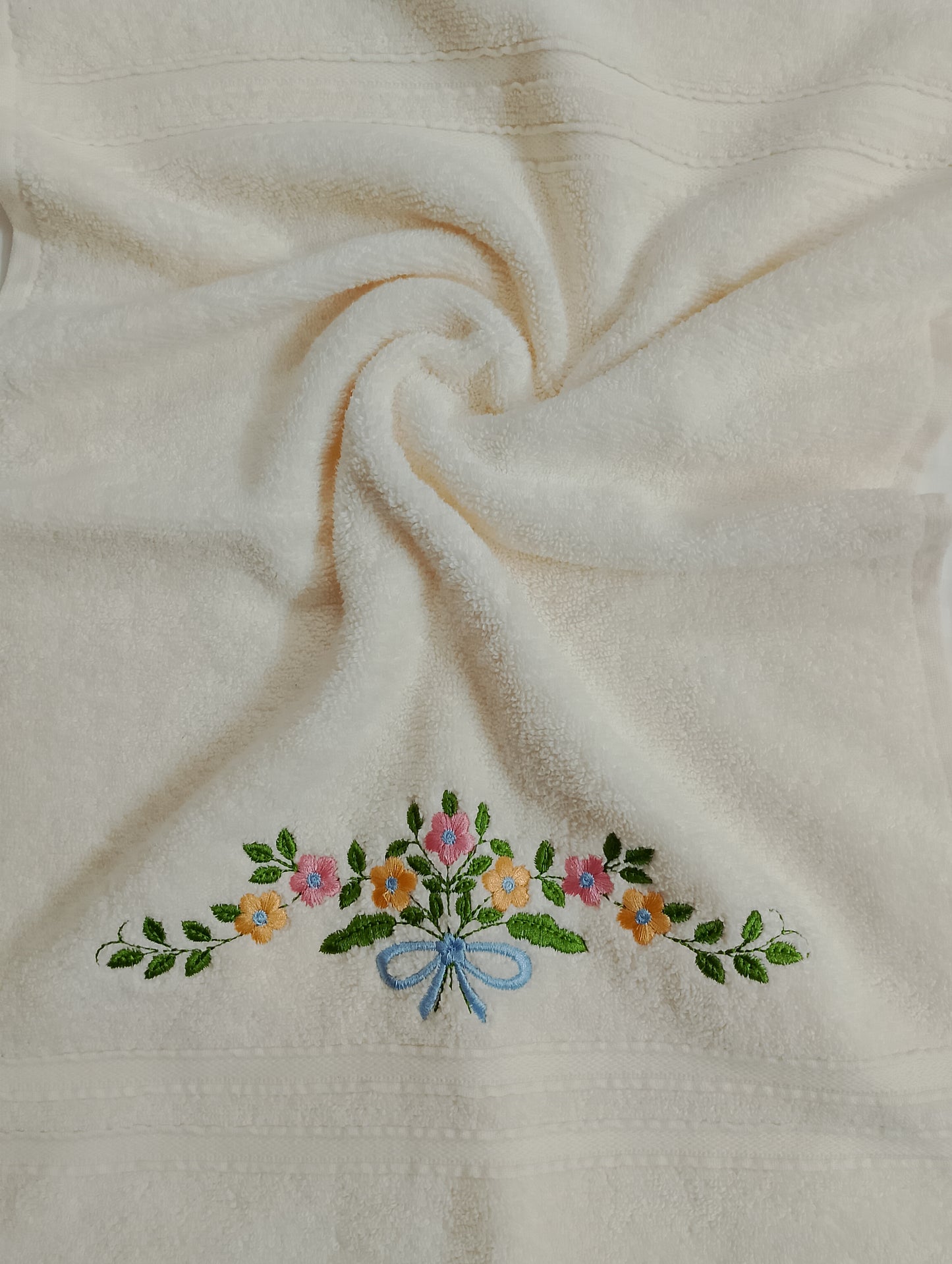 Embroidered Face Towel