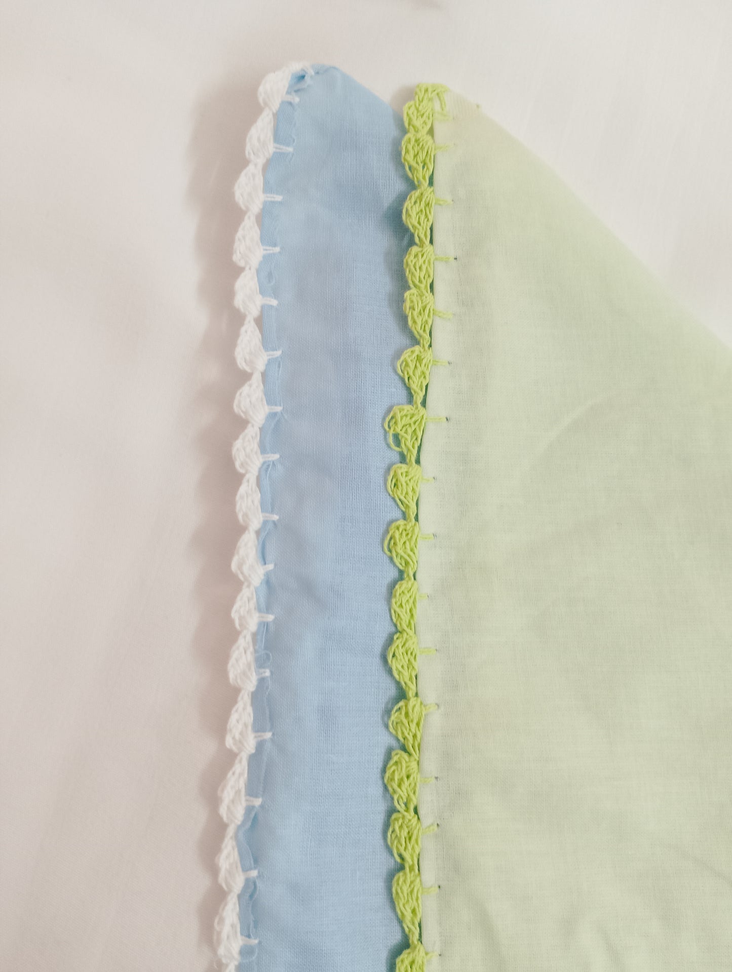 Hanky with crochet border