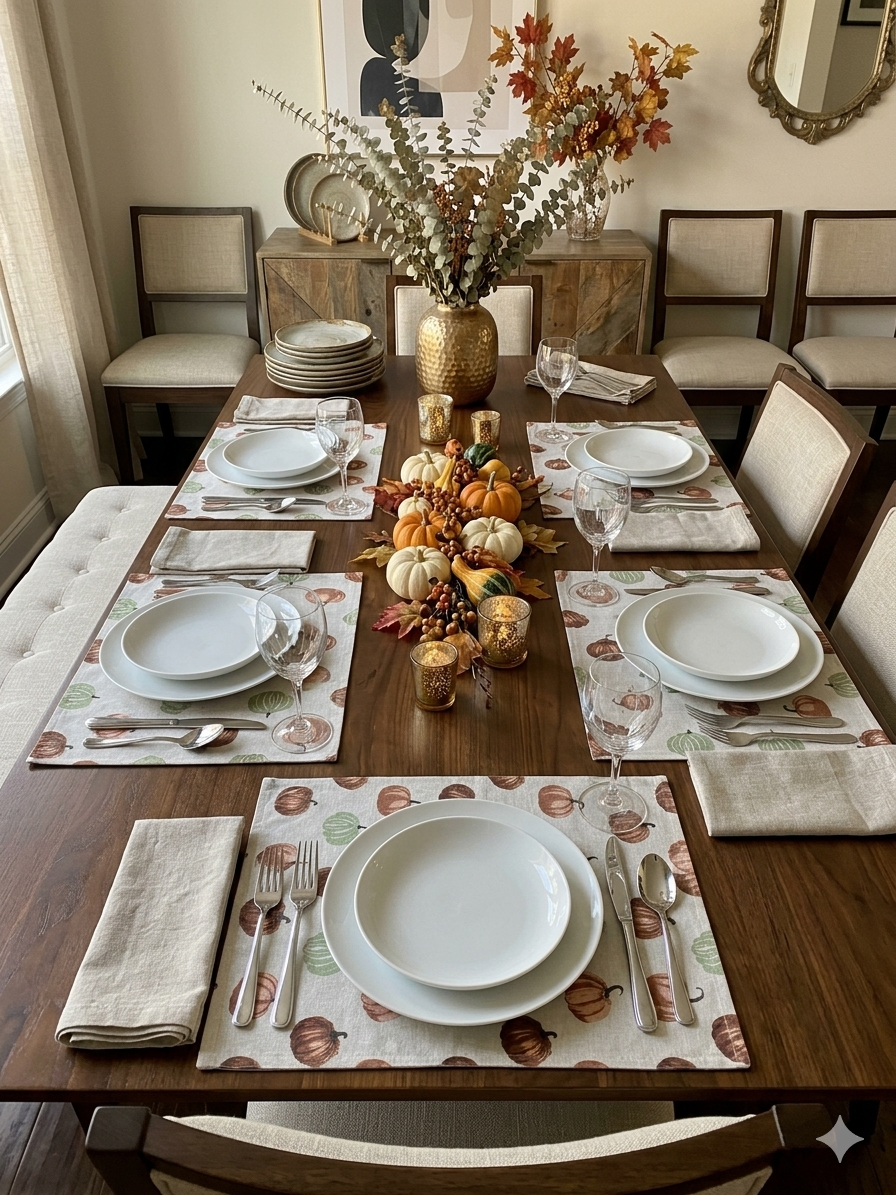 Printed Placemats - 6 seater